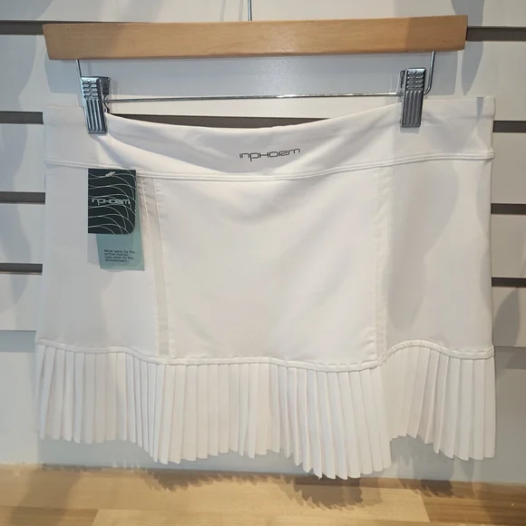 Inphorm White Pleated Tennis Skirt - Picture 3 of 5